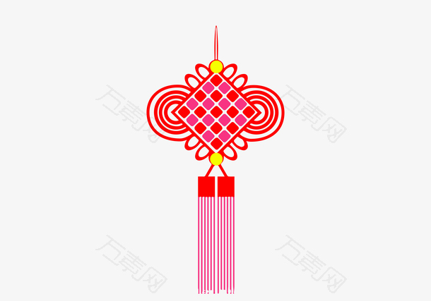 中国结春节装饰元素装饰素材
