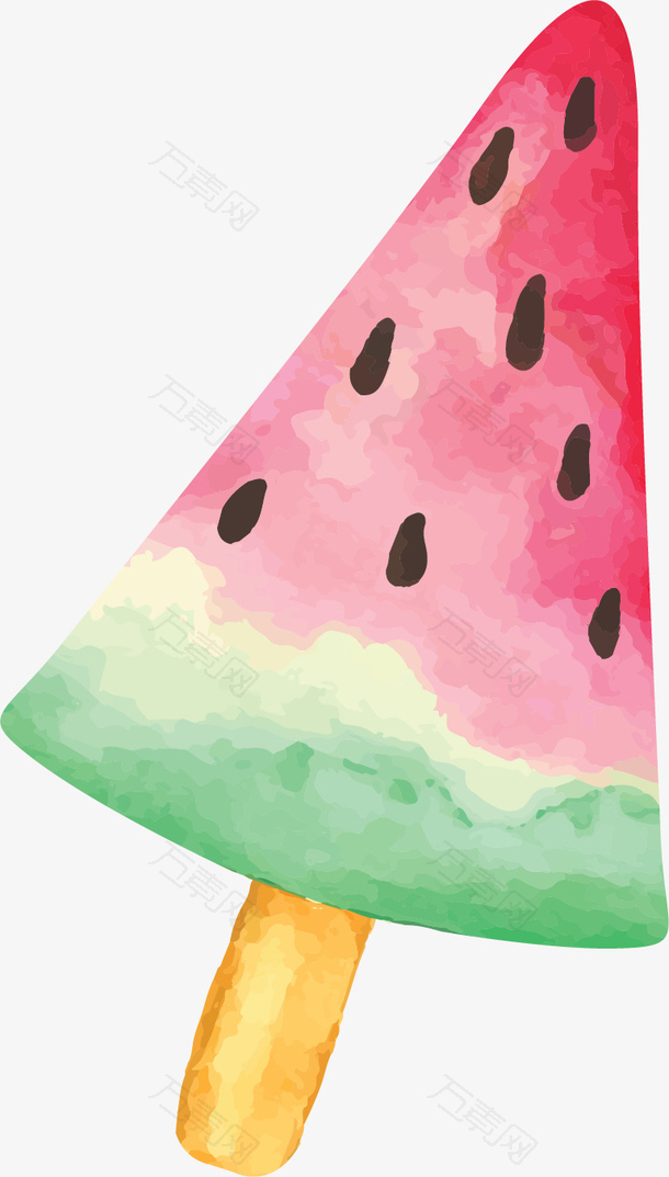 西瓜形状夏季冰棒