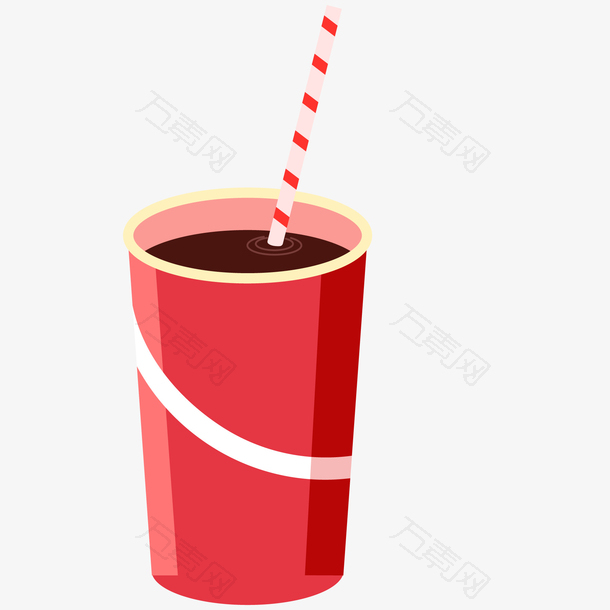 可乐饮品设计矢量图