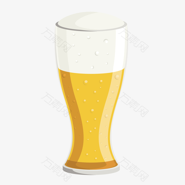 一玻璃杯啤酒