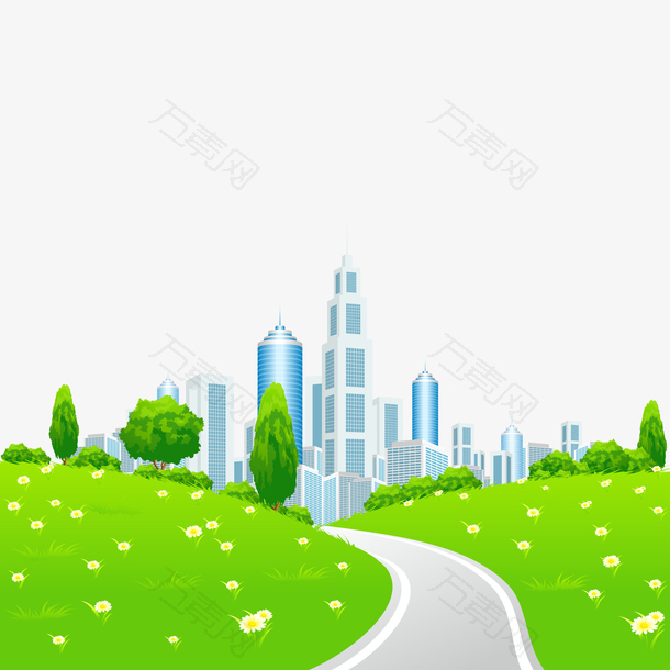 创意绿化城市风景设计