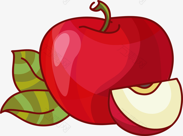 美味水果红色苹果
