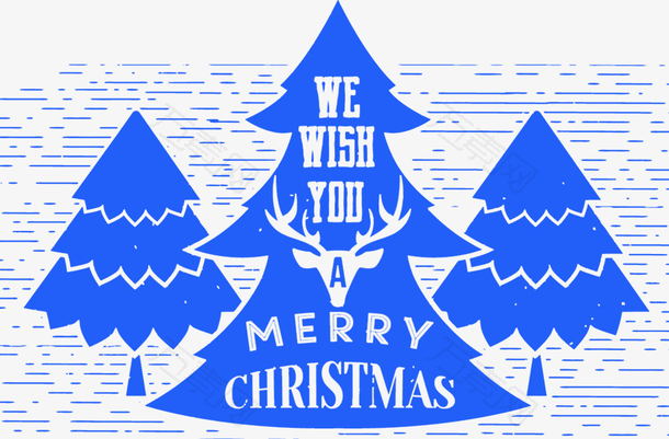 2018圣诞节圣诞树海报设计