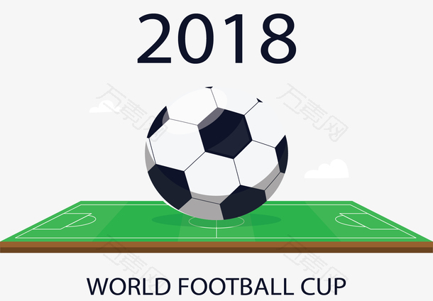 足球场世界杯海报