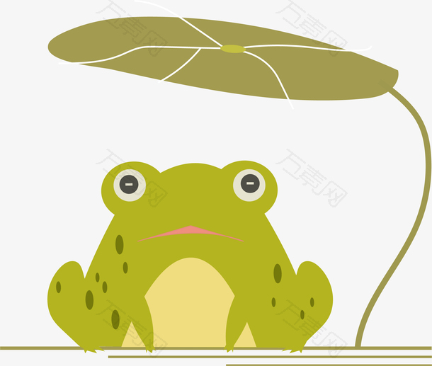 卡通手绘青蛙动物