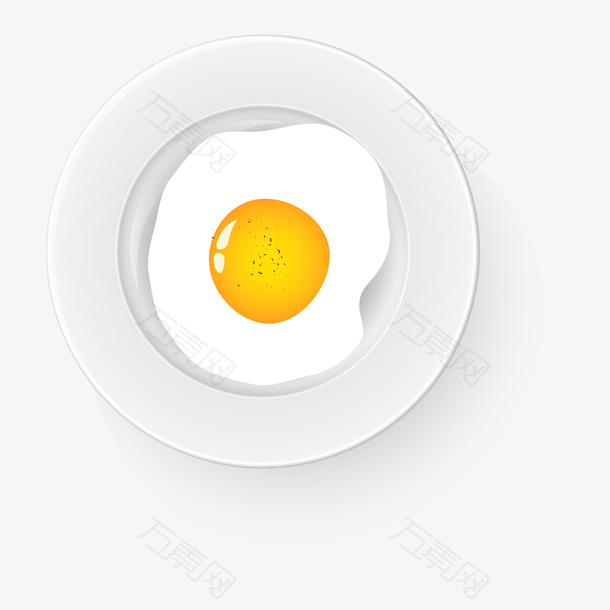 美味的煎蛋食物设计