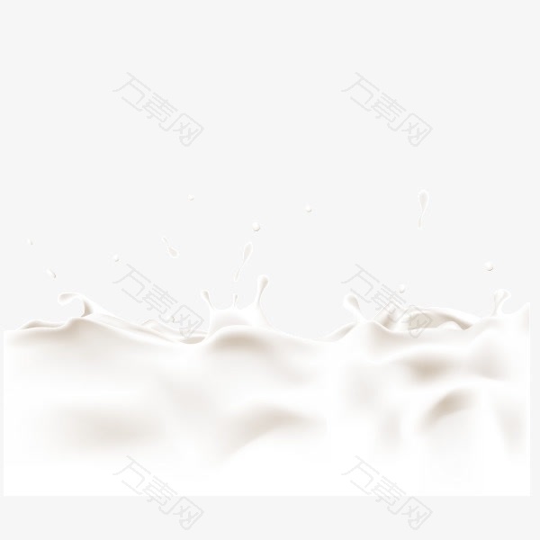 牛奶波纹背景装饰矢量图
