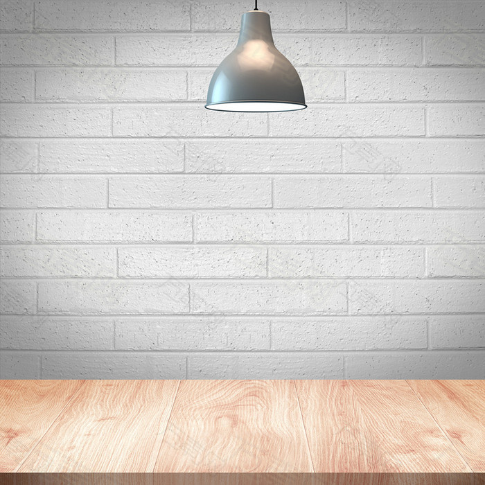 白墙自然木板背景