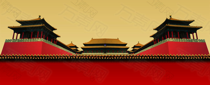 中国古典皇宫大气背景