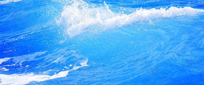 蓝色海浪背景
