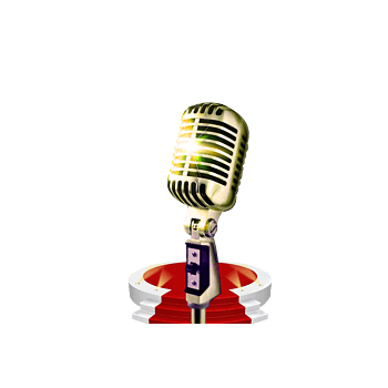 金色麦克风