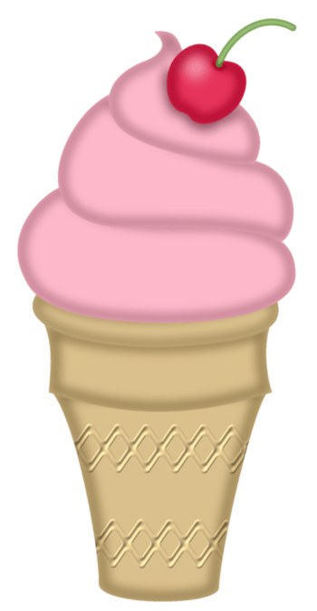 粉色冰激凌