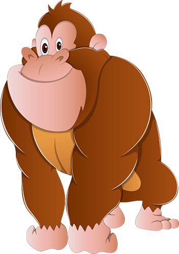 卡通大猩猩