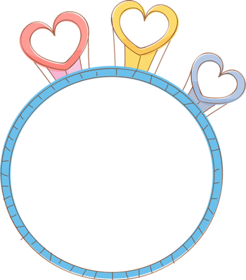 心形圆圈图片-心形圆圈设计素材-心形圆圈素材免费下载-万素网