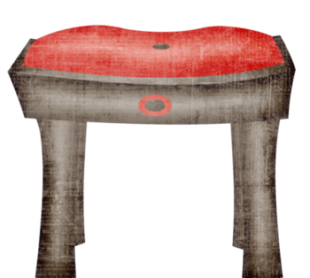 手绘凳子