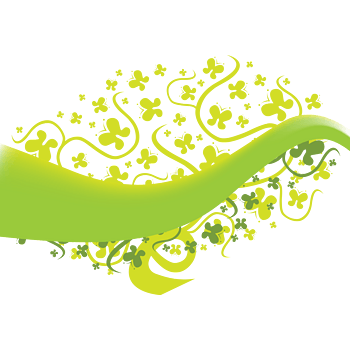 绿色藤蔓矢量图