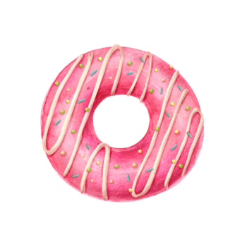 粉色甜甜圈图片-粉色甜甜圈设计素材-粉色甜甜圈素材免费下载-万素网