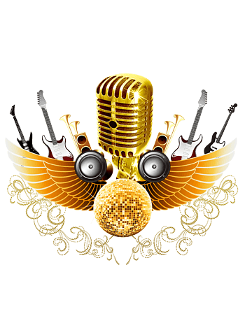 金色话筒图片-金色话筒设计素材-金色话筒素材免费下载-万素网