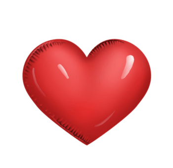 红色立体爱心