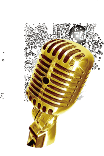 金色麦克风