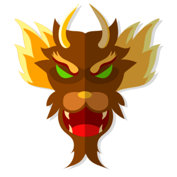 卡通龙头图片-卡通龙头设计素材-卡通龙头素材免费下载-万素网