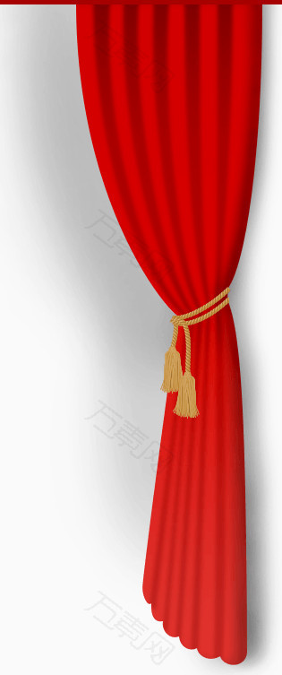 红布帘