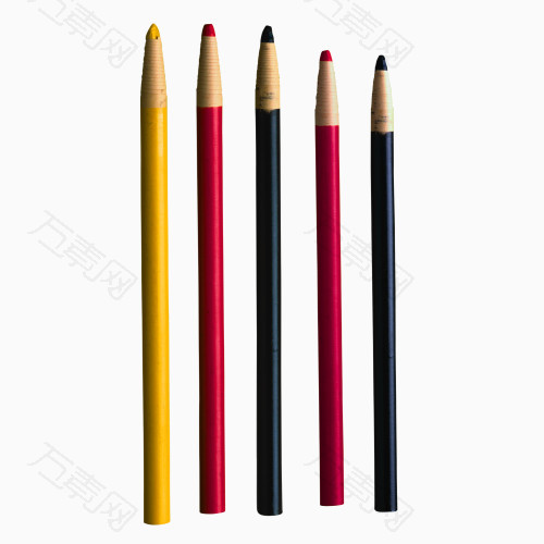 彩铅画笔花花彩色