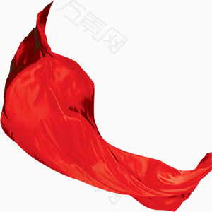 年夜饭红色丝巾