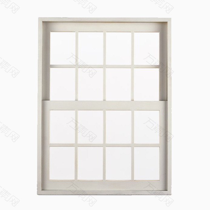 白色方格的窗户