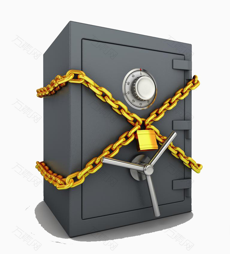 锁链保密储钱箱