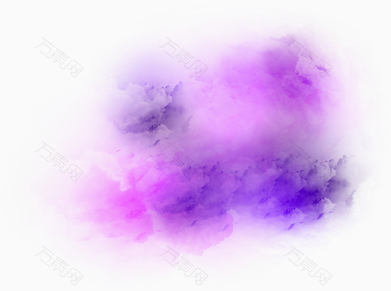 紫色装饰喷墨粉尘
