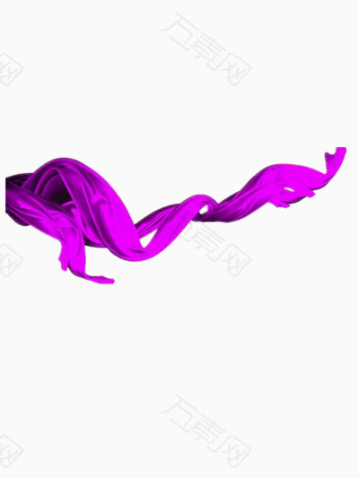 飘舞的紫色丝带