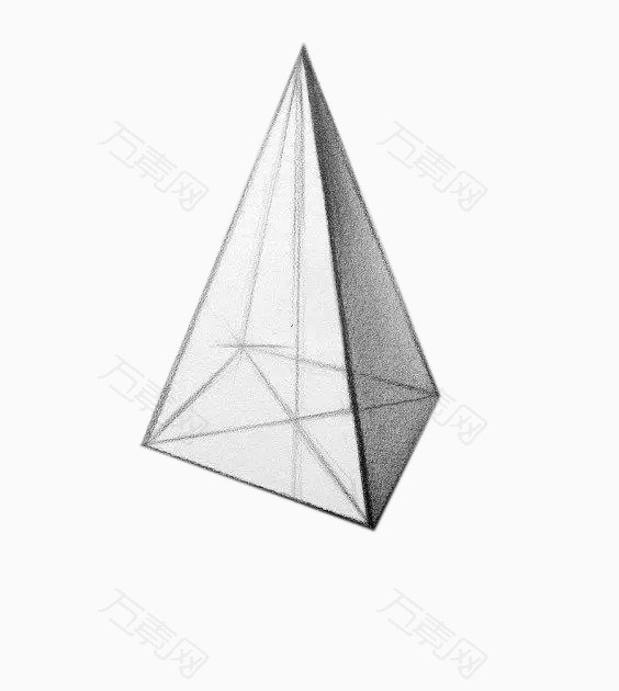 三角形几何石膏