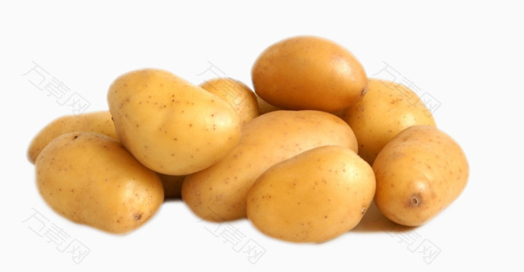 小巧新鲜土豆