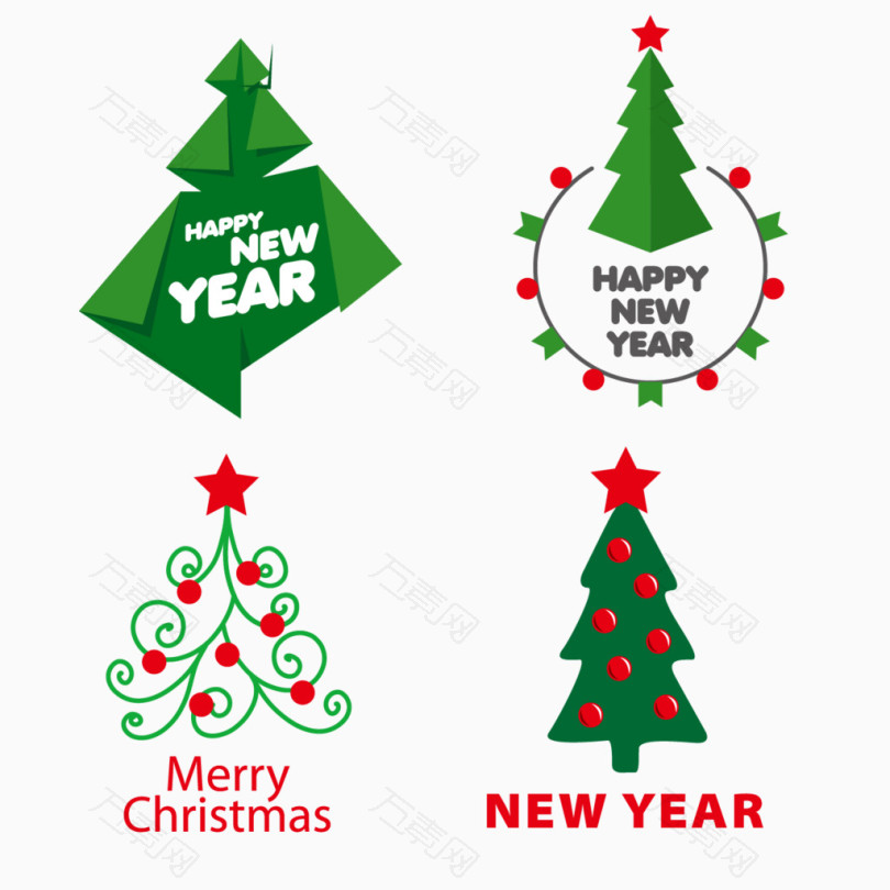 圣诞logo设计