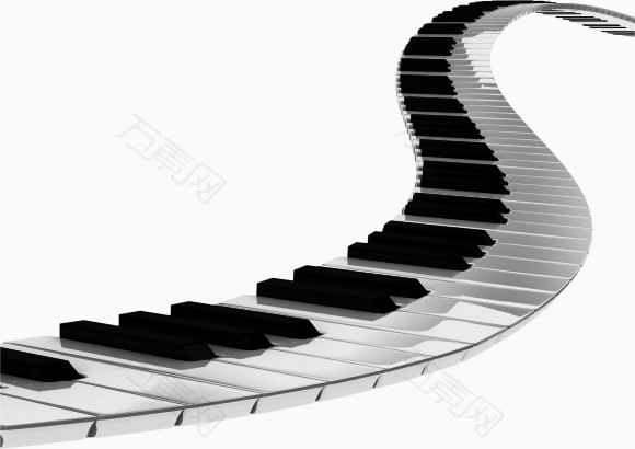 黑白键钢琴