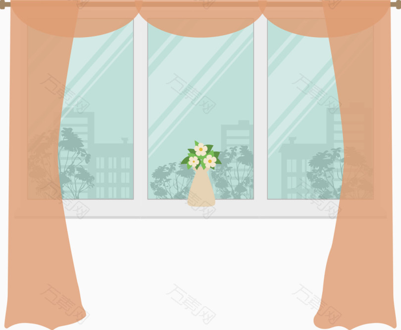 窗户窗帘