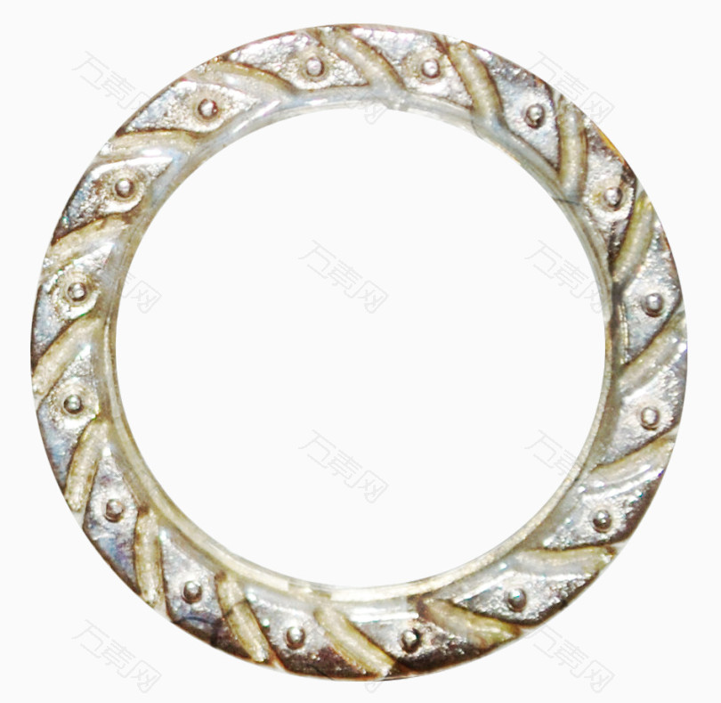 金属纹理圆环