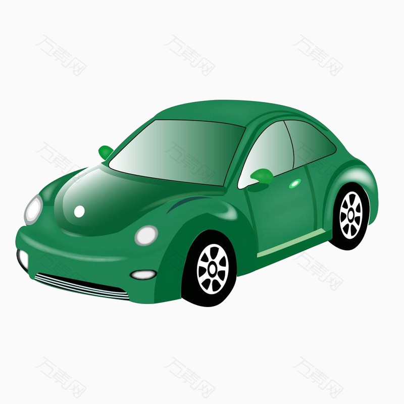 绿色龟壳汽车