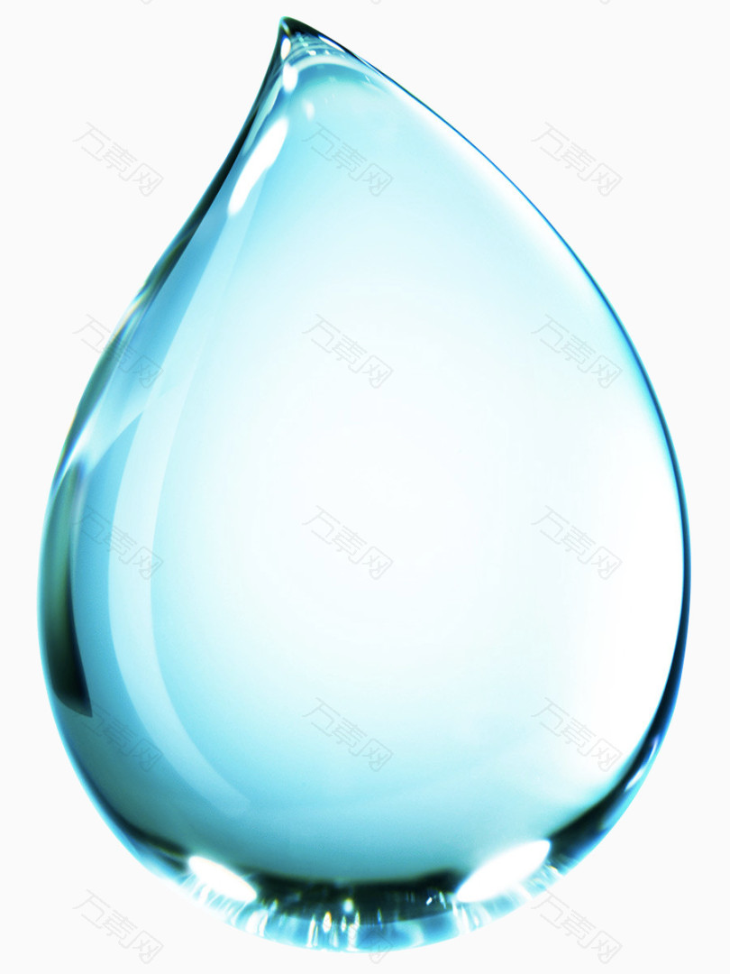 水滴高清淡蓝色大水滴