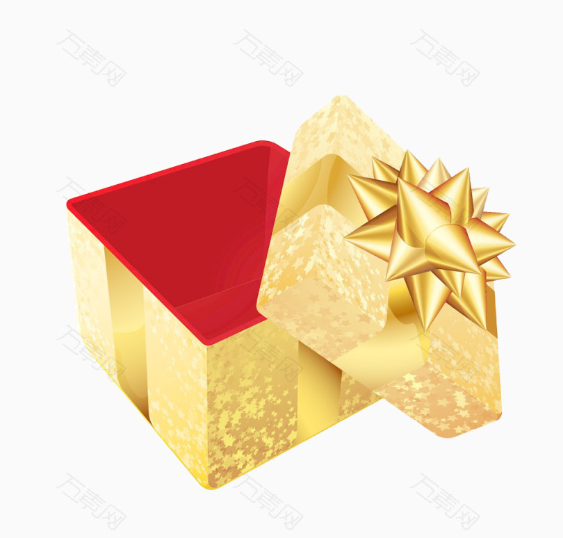 金色的礼物盒