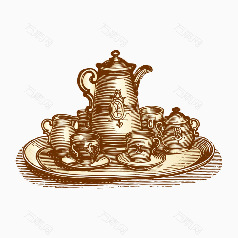 欧式复古茶具