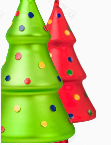 圣诞节素材彩色装饰树