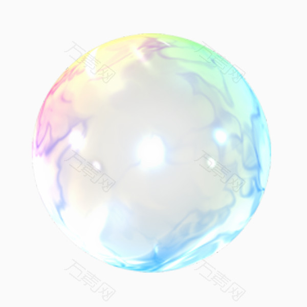 彩色泡沫