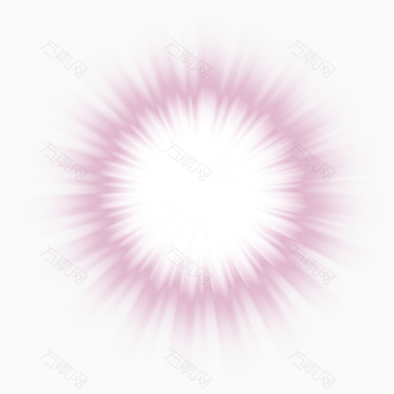 粉色圆形光源效果元素