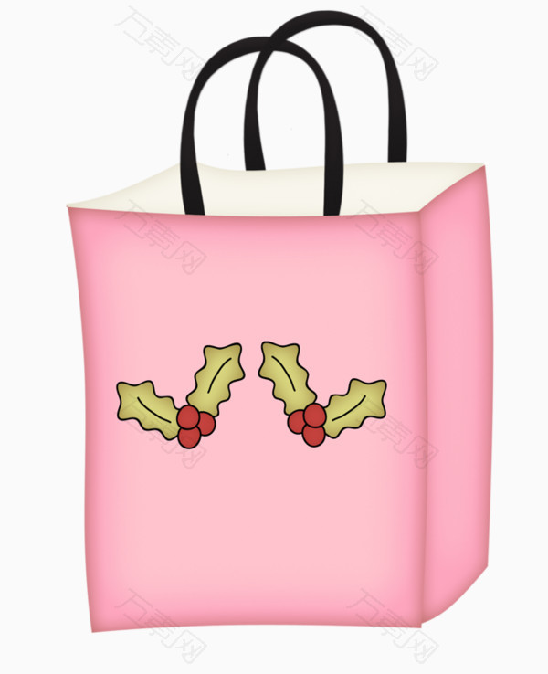 卡通粉色手提袋礼盒
