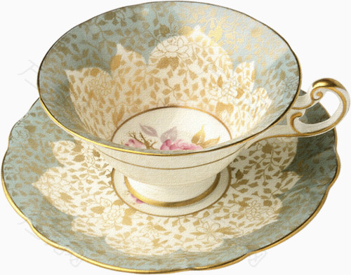 欧式花色茶具