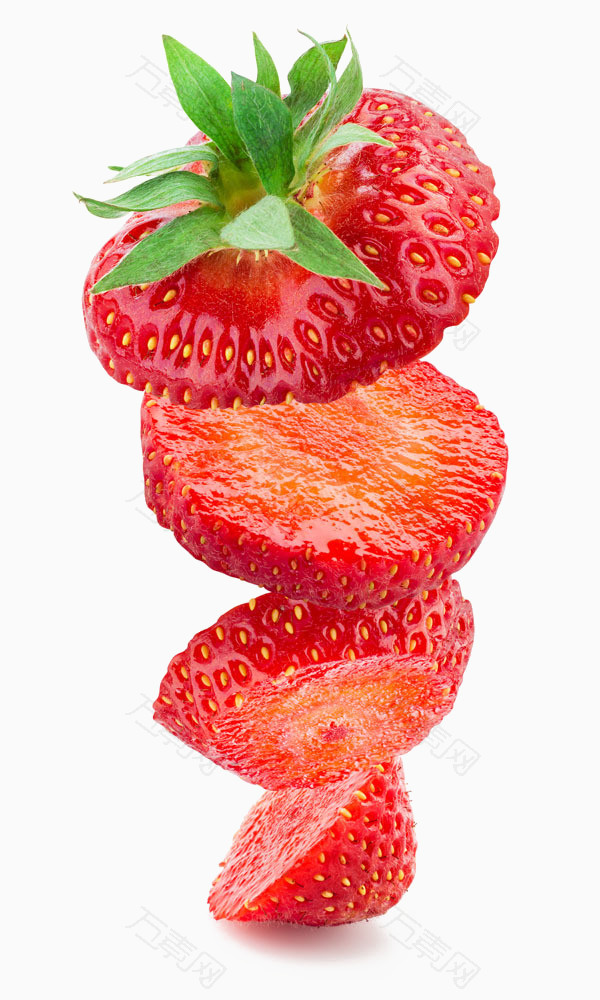 切块的草莓