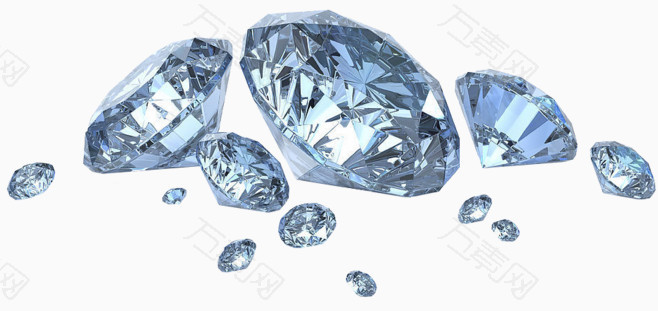 亮晶晶的钻石