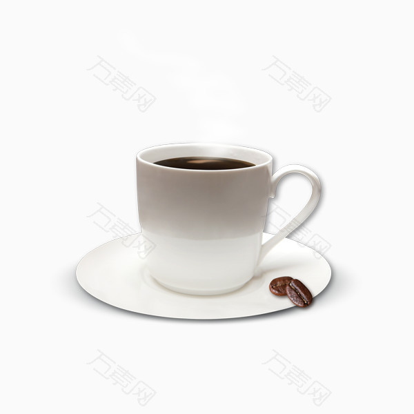 白色优雅咖啡杯